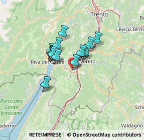 Mappa Via Scuole, 38065 Mori TN, Italia (9.51294)