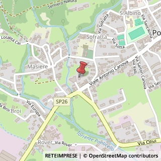 Mappa Via XXIII Dicembre, 80, 31054 Possagno, Treviso (Veneto)