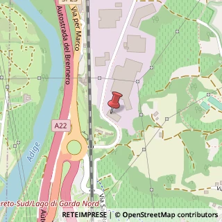 Mappa Via Alle Fornaci, 80, 38068 Rovereto, Trento (Trentino-Alto Adige)