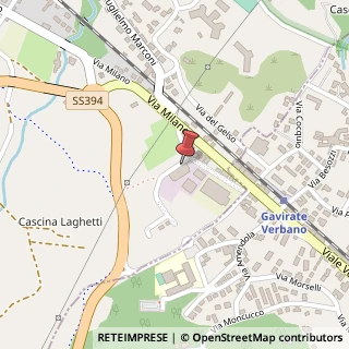 Mappa Via Milano, 160, 21034 Cocquio-Trevisago, Varese (Lombardia)