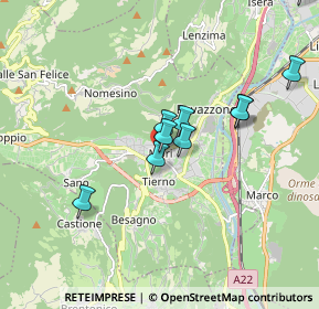 Mappa 38065 Mori TN, Italia (1.94545)