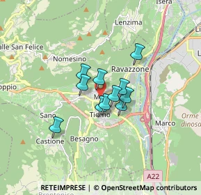 Mappa 38065 Mori TN, Italia (0.98909)