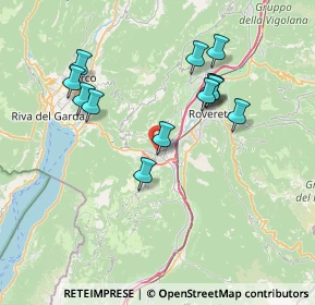 Mappa 38065 Mori TN, Italia (7.06154)