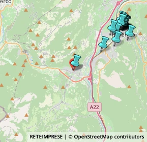 Mappa Piazza Cal di Ponte, 38065 Mori TN, Italia (5.869)