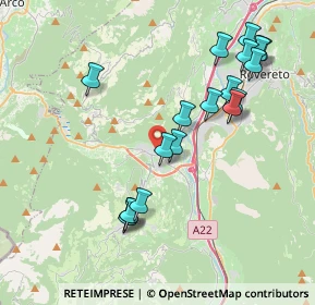 Mappa 38065 Mori TN, Italia (4.04167)