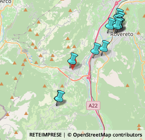 Mappa 38065 Mori TN, Italia (4.98857)