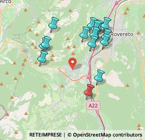Mappa 38065 Mori TN, Italia (3.80813)