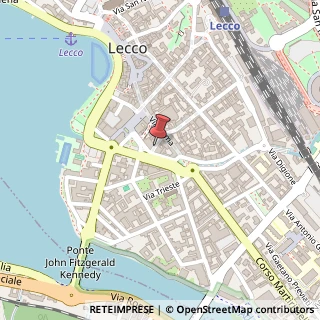 Mappa Via Carlo Cattaneo,  7, 23900 Lecco, Lecco (Lombardia)