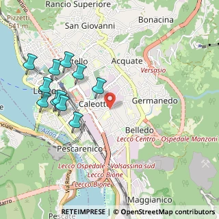 Mappa Via Giusti, 23900 Lecco LC, Italia (1.08818)
