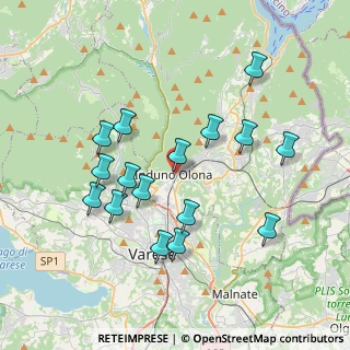 Mappa Via Giuseppe Gritti, 21056 Induno Olona VA, Italia (3.63938)