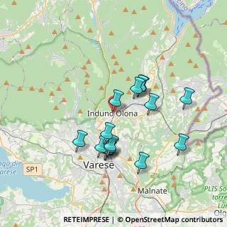 Mappa Via Giuseppe Gritti, 21056 Induno Olona VA, Italia (3.27)