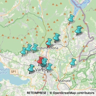 Mappa Via Giuseppe Gritti, 21056 Induno Olona VA, Italia (3.96294)