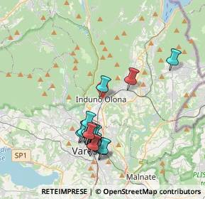 Mappa Via Giuseppe Gritti, 21056 Induno Olona VA, Italia (3.62882)