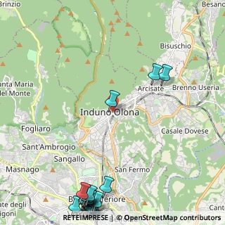 Mappa Via Giuseppe Gritti, 21056 Induno Olona VA, Italia (3.5205)