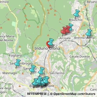Mappa Via Giuseppe Gritti, 21056 Induno Olona VA, Italia (2.98158)
