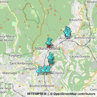 Mappa Via Giuseppe Gritti, 21056 Induno Olona VA, Italia (1.60769)