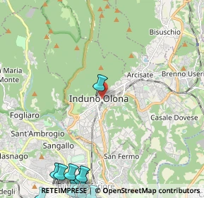 Mappa Via Giuseppe Gritti, 21056 Induno Olona VA, Italia (3.72643)