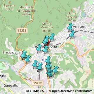 Mappa Via Giuseppe Gritti, 21056 Induno Olona VA, Italia (0.9255)