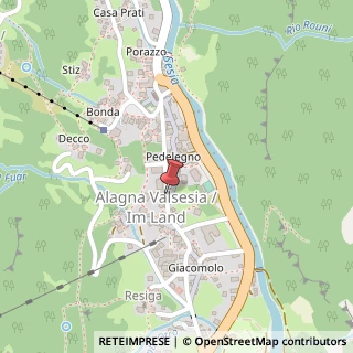 Mappa Via dei Walser, 4, 13021 Alagna Valsesia, Vercelli (Piemonte)