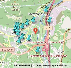 Mappa Località II Seghe, 38065 Mori TN, Italia (1.0005)