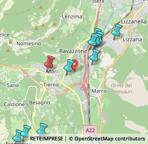Mappa Località II Seghe, 38065 Mori TN, Italia (2.29091)