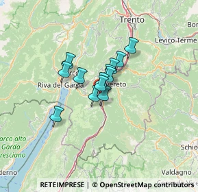 Mappa Località II Seghe, 38065 Mori TN, Italia (7.20077)