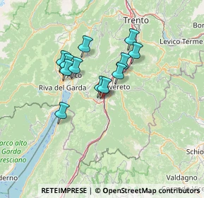 Mappa Località II Seghe, 38065 Mori TN, Italia (10.63417)