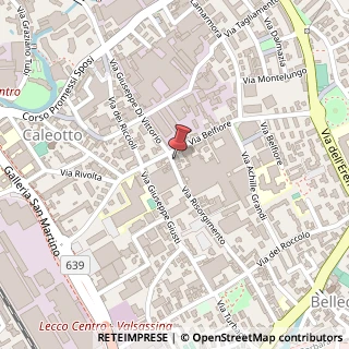 Mappa Via Risorgimento, 3, 23851 Lecco, Lecco (Lombardia)