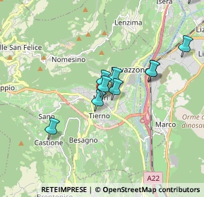 Mappa Piazza B. Malfatti, 38065 Mori TN, Italia (1.91727)