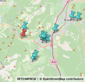 Mappa Piazza B. Malfatti, 38065 Mori TN, Italia (3.03273)