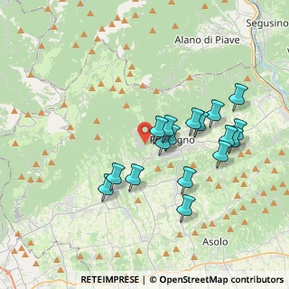 Mappa Via Europa, 31054 Possagno TV, Italia (3.42471)