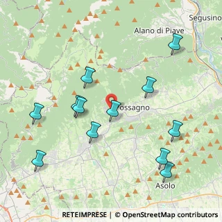 Mappa Via Europa, 31054 Possagno TV, Italia (4.39417)