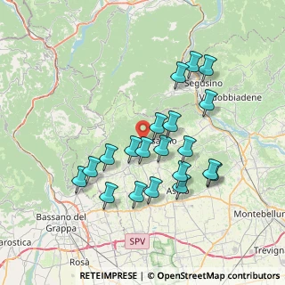 Mappa Via Europa, 31054 Possagno TV, Italia (6.819)