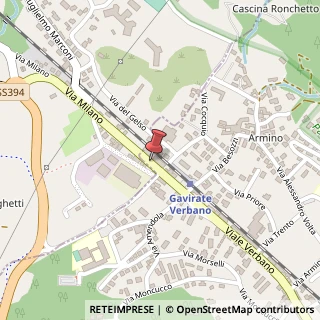 Mappa Via Milano, 148, 21034 Gavirate VA, Italia, 21034 Re, Verbano-Cusio-Ossola (Piemonte)