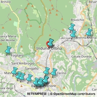 Mappa Via Martinelli Foscarini, 21056 Induno Olona VA, Italia (3.0245)