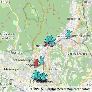 Mappa Via Martinelli Foscarini, 21056 Induno Olona VA, Italia (2.6975)