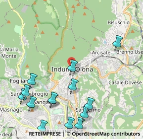 Mappa Via Porro Giampiero, 21056 Induno Olona VA, Italia (2.65429)