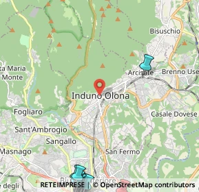 Mappa 9 Via Porro Giampiero, 21056 Induno Olona VA, Italia (3.77688)