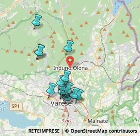 Mappa Via Porro Giampiero, 21056 Induno Olona VA, Italia (3.52067)