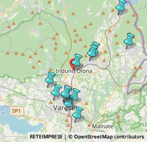 Mappa Via Porro Giampiero, 21056 Induno Olona VA, Italia (3.75083)