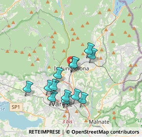 Mappa 9 Via Porro Giampiero, 21056 Induno Olona VA, Italia (3.24923)
