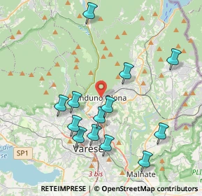 Mappa 9 Via Porro Giampiero, 21056 Induno Olona VA, Italia (3.98538)