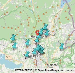 Mappa 9 Via Porro Giampiero, 21056 Induno Olona VA, Italia (3.33)