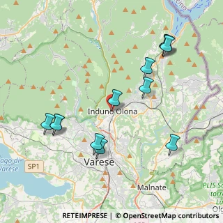 Mappa Via Porro Giampiero, 21056 Induno Olona VA, Italia (4.28167)