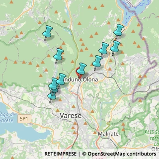 Mappa 9 Via Porro Giampiero, 21056 Induno Olona VA, Italia (3.38182)