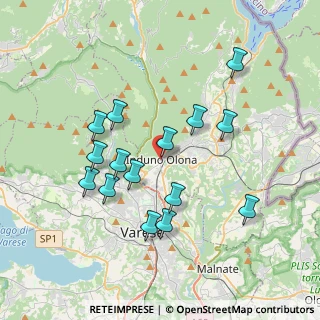 Mappa Via Porro Giampiero, 21056 Induno Olona VA, Italia (3.502)