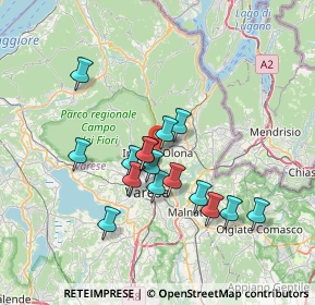 Mappa Via Porro Giampiero, 21056 Induno Olona VA, Italia (5.96813)