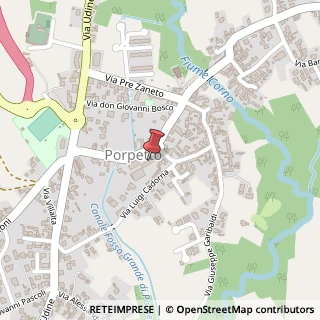 Mappa Via Filippo Corridoni, 7, 33050 Porpetto, Udine (Friuli-Venezia Giulia)