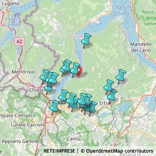 Mappa Faggeto Lario, 22020 Faggeto Lario CO, Italia (6.9165)