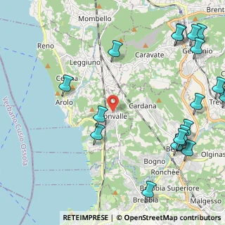 Mappa Via Piave, 21020 Monvalle VA, Italia (3.058)